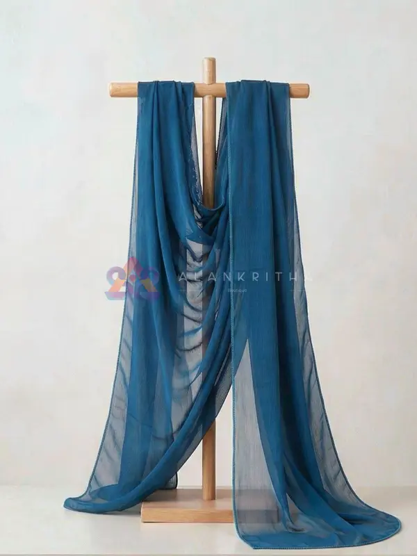 Teal Blue Dupatta